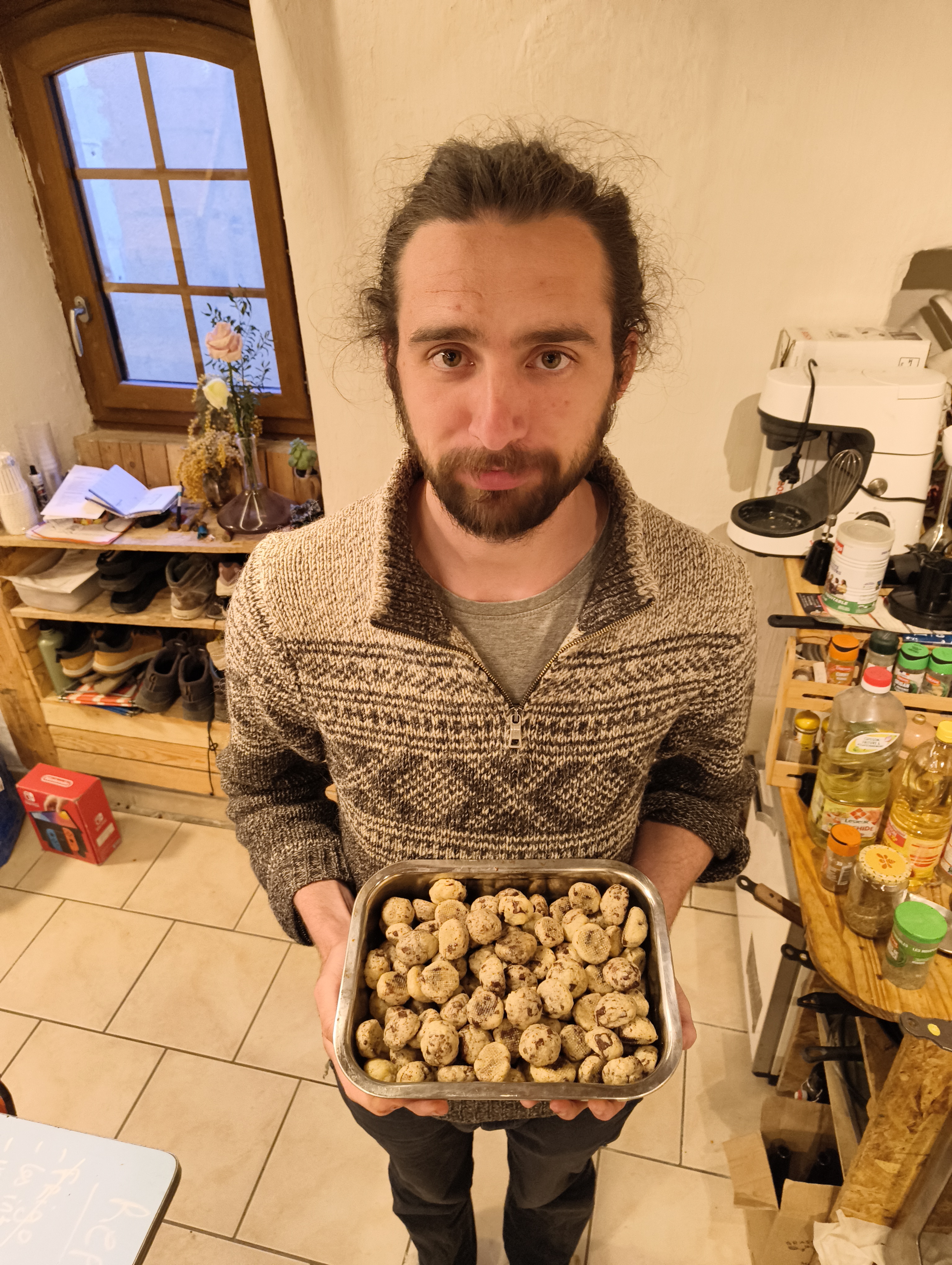 après un peu de refroidissement, les voilà prêt pour la dégustation 🍪✨