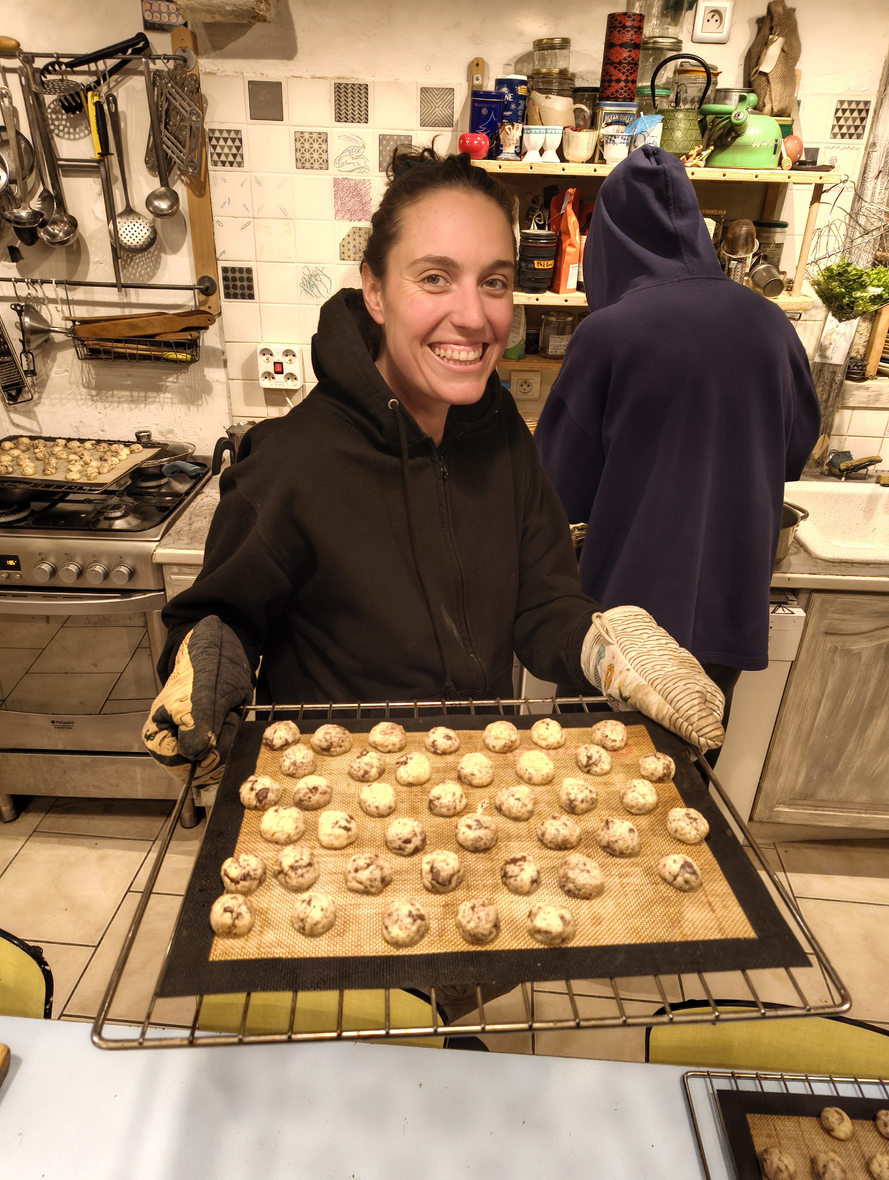 après 9 minutes de cuisson à 180°C